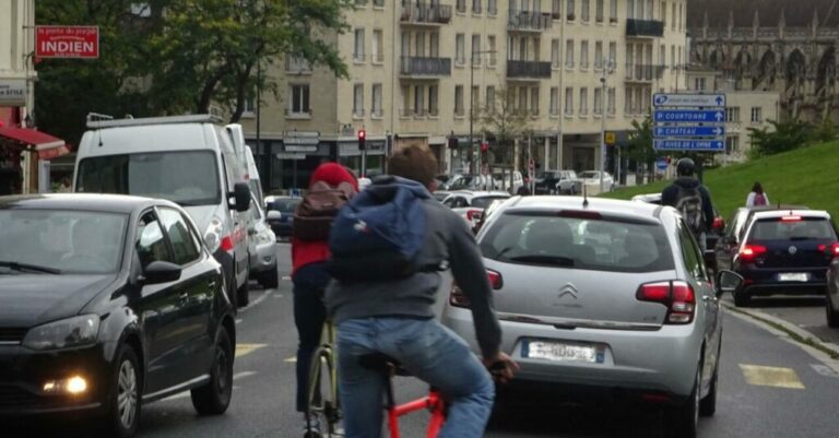 Axe vélo Nord-Sud à Caen