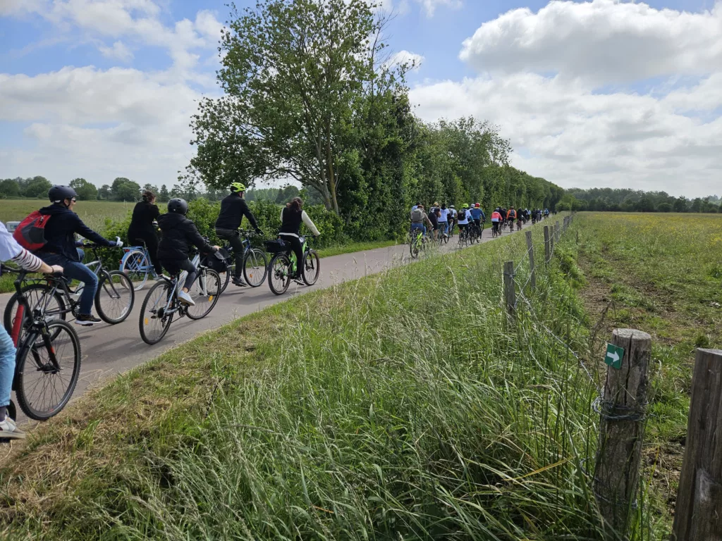 Balade à vélo - départ groupé